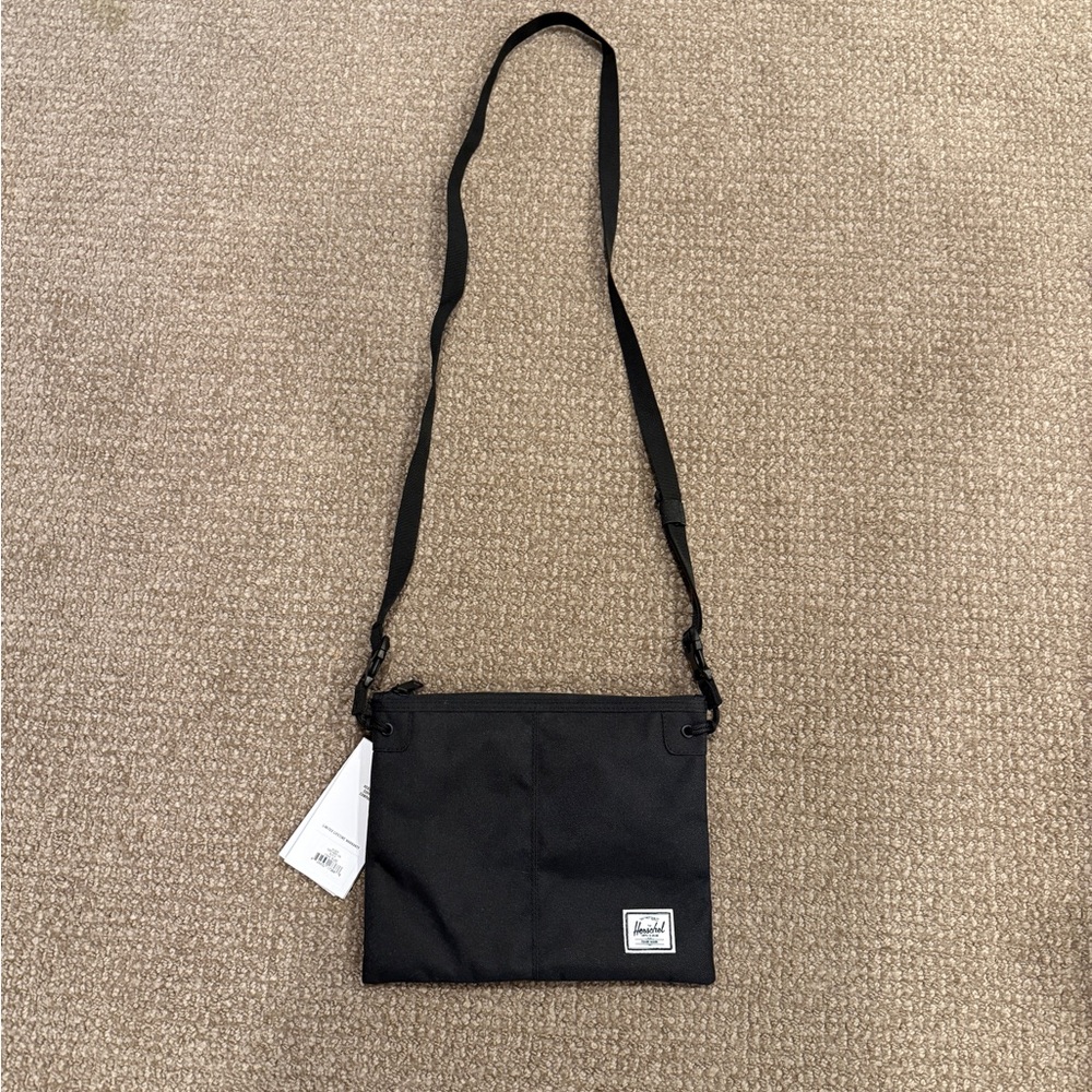 Herschel Supply Company Black Messenger Bag